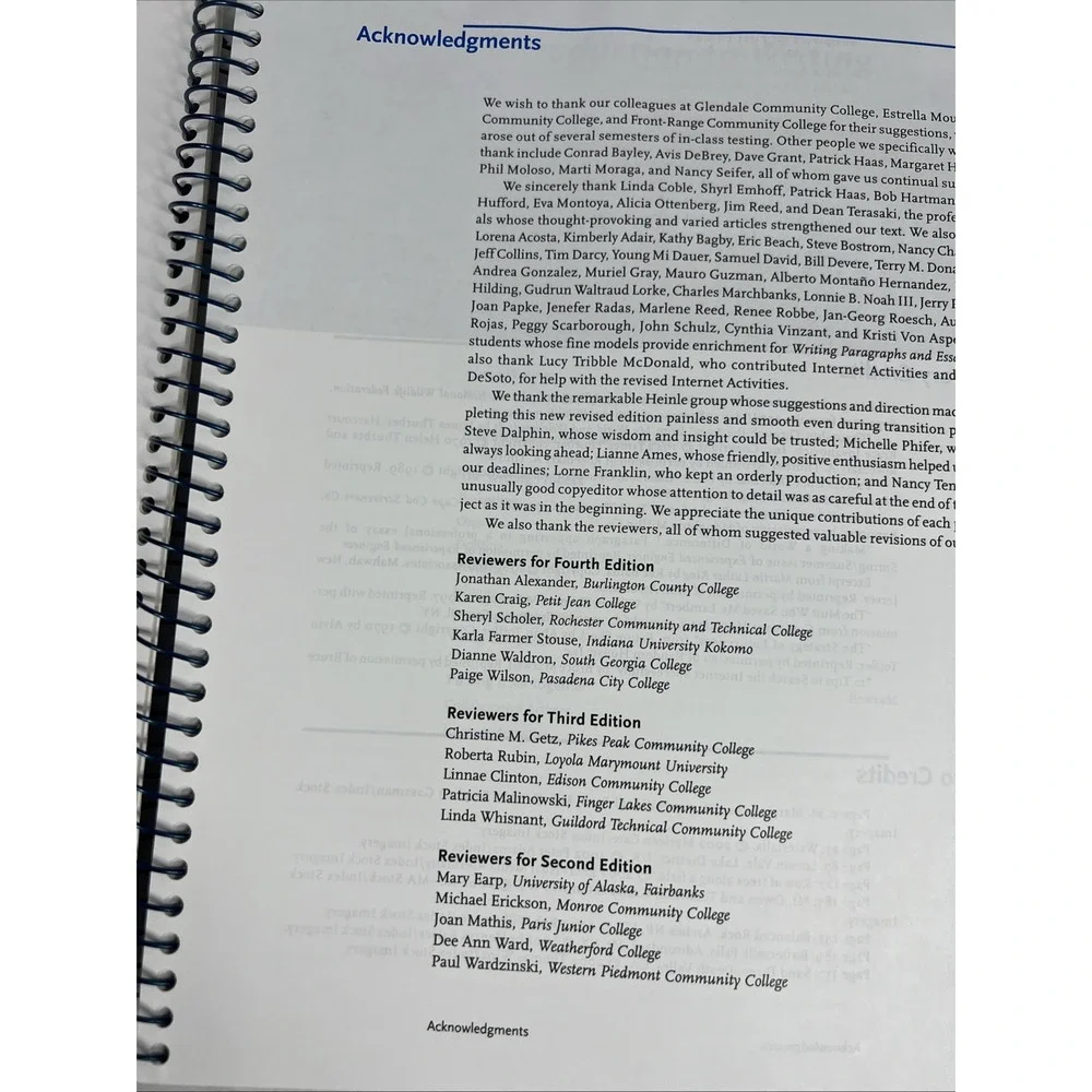 Wingersky Boerner Holguin Balogh Fourth Edition Writing Paragraphs And‎ Essays